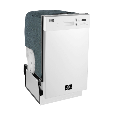 18″ Forno Polo White Dishwasher - FDWBI8041-18WHT