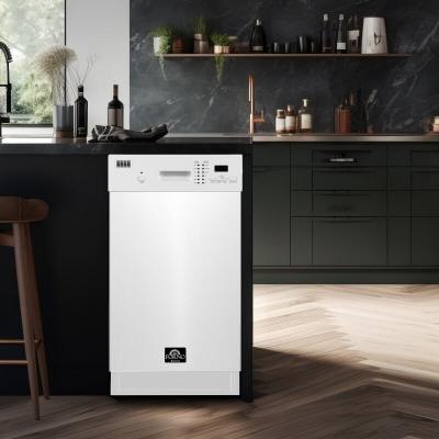 18″ Forno Polo White Dishwasher - FDWBI8041-18WHT