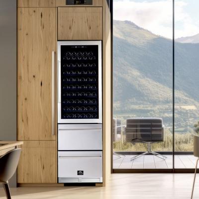 Forno Azienda Dual Temperature Zone 24” Wine Cooler -108 Bottles - FWCDR6628-24S
