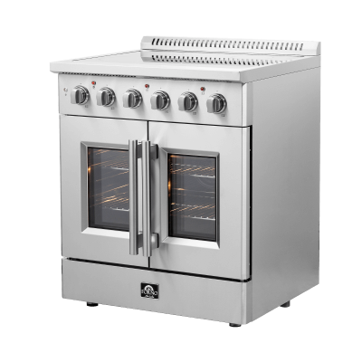 30" FORNO Galiano Freestanding French Door Electric Range - FFSEL6917-30