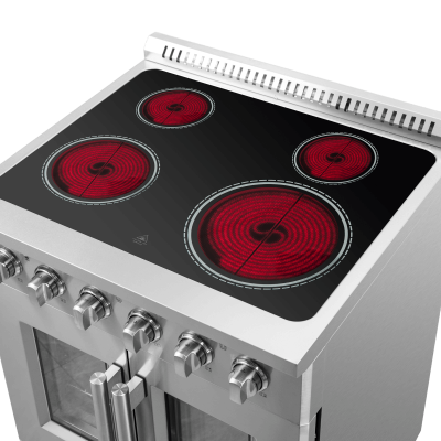 30" FORNO Galiano Freestanding French Door Electric Range - FFSEL6917-30