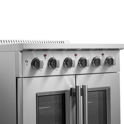 30" FORNO Galiano Freestanding French Door Electric Range - FFSEL6917-30