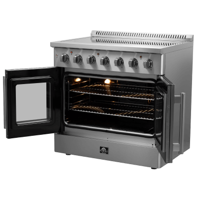 36" Forno Galiano Freestanding French Door Electric Range - FFSEL6917-36