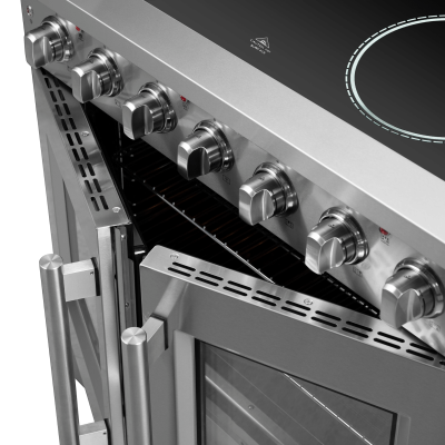 36" Forno Galiano Freestanding French Door Electric Range - FFSEL6917-36