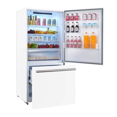 31" Forno Milano Espresso 17.2 cu. ft. Bottom Freezer Right Swing Door Refrigerator - FFFFD1785-31WHT