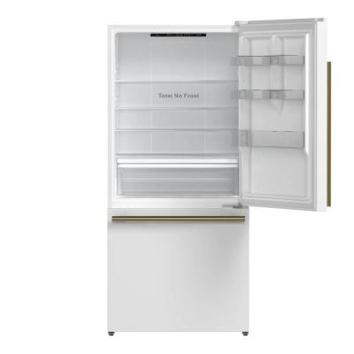 31" Forno Milano Espresso 17.2 cu. ft. Bottom Freezer Right Swing Door Refrigerator - FFFFD1785-31WHT