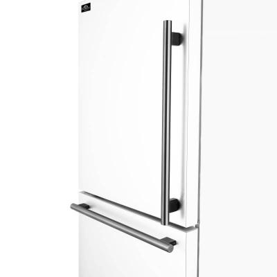 31" Forno Milano Espresso 17.2 Cu. Ft Bottom Freezer Built-In Ice Maker Refrigerator - FFFFD1786-31WHT