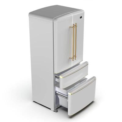 Forno Luigi 18 cu.ft. French Door Refrigerator - FFFFD1791-33WHT
