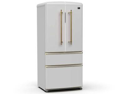 Forno Luigi 18 cu.ft. French Door Refrigerator - FFFFD1791-33WHT