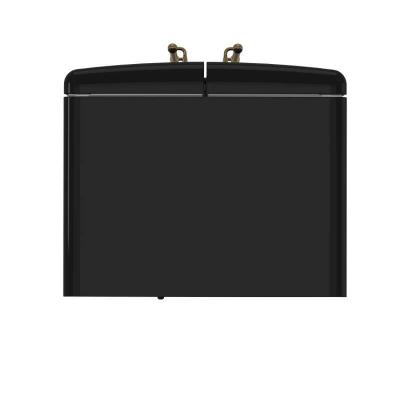 Forno Luigi 18 cu.ft. French Door Refrigerator Black - FFFFD1791-33BLK