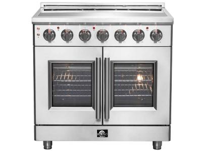36" Forno Massimo Freestanding French Door Electric Range - FFSEL6955-36