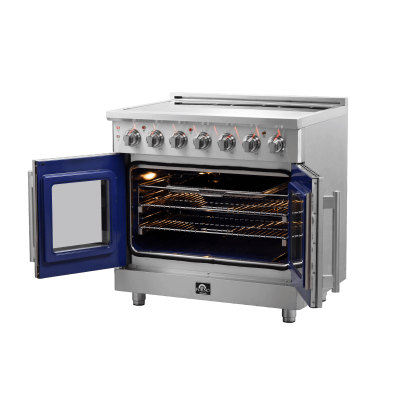 36" Forno Massimo Freestanding French Door Electric Range - FFSEL6955-36