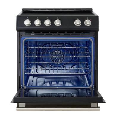 30" Forno Leonardo Espresso Slide-In Induction Range in Black - FFSIN0982-30BLK