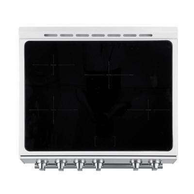 30" Forno Leonardo Espresso Slide-In White Induction Range - FFSIN0982-30WHT