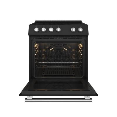 30" Forno Leonardo Espresso Slide-In Electric Convection Range - FFSEL6022-30BLK