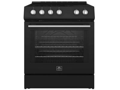 30" Forno Leonardo Espresso Slide-In Electric Convection Range - FFSEL6022-30BLK