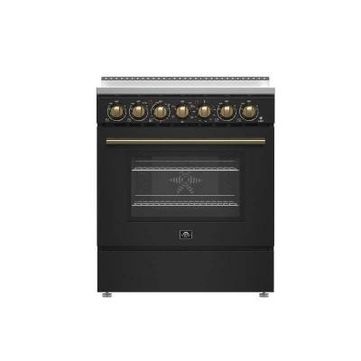 30" FORNO Paolo Freestanding  4.38 cu.ft. True Convection Oven Electric Range  - FFSEL6011-30BLK