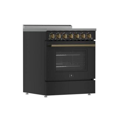 30" FORNO Paolo Freestanding  4.38 cu.ft. True Convection Oven Electric Range  - FFSEL6011-30BLK