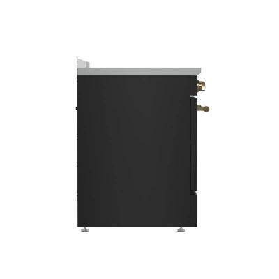 30" FORNO Paolo Freestanding  4.38 cu.ft. True Convection Oven Electric Range  - FFSEL6011-30BLK