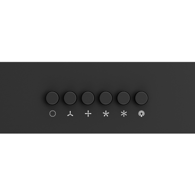 30″ FORNO Bari Espresso Under Cabinet in Black Range Hood with additional Brass Filter Handles - FRHUC5255-30BLK