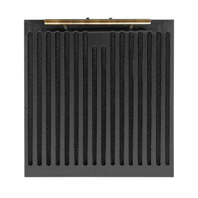 30″ FORNO Bari Espresso Under Cabinet in Black Range Hood with additional Brass Filter Handles - FRHUC5255-30BLK