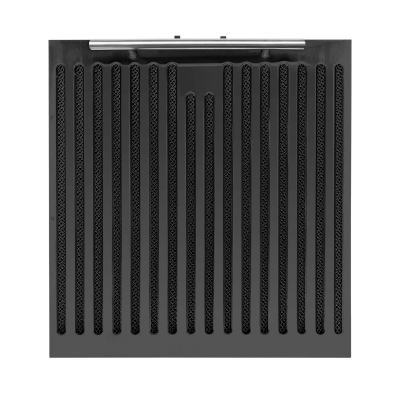 30″ FORNO Bari Espresso Under Cabinet in Black Range Hood with additional Brass Filter Handles - FRHUC5255-30BLK