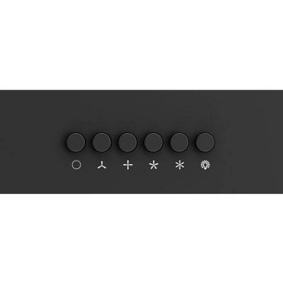 30″ FORNO Bari Espresso Under Cabinet in Black Range Hood with additional Brass Filter Handles - FRHUC5255-30BLK