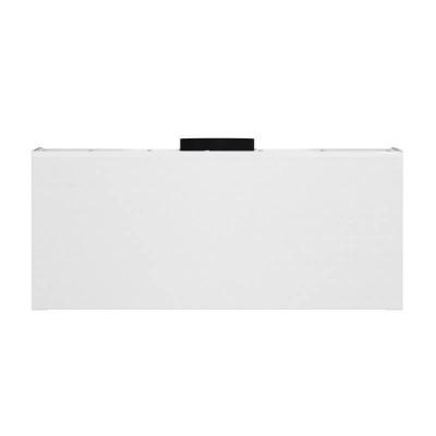 30″ Forno Bari Espresso Under Cabinet in White 400CFM Range Hood with additional Brass Filter Handles - FRHUC5255-30WHT
