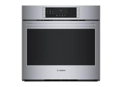 30" Bosch 800 Series Convection Single Oven - HBL8454UC