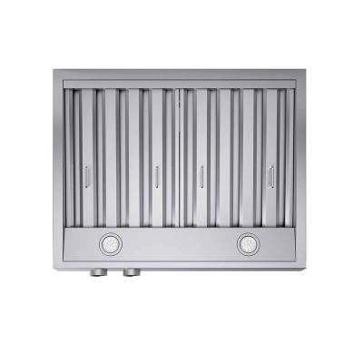 30″ Forno Biagio Wall Mounted Range Hood 600 CFM Knob Control Baffle Filter in Stainless Steel - FRHWM5009-30