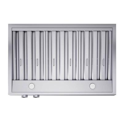 36″ Forno Biagio Wall Mounted Range Hood with 600 CFM Knob Control Baffle Filter Stainless Steel - FRHWM5009-36