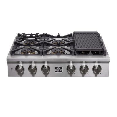 36" Forno Spezia Alta Qualita Pro-Style Gas Rangetop - FCTGS5751-36