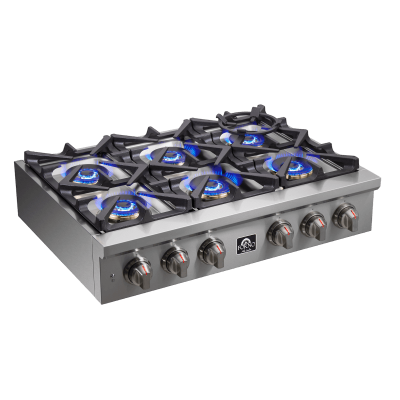 36" Forno Spezia Alta Qualita Pro-Style Gas Rangetop - FCTGS5751-36