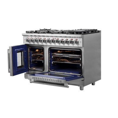 48″  Forno Massimo Freestanding French Door Dual Fuel Range - FFSGS6325-48