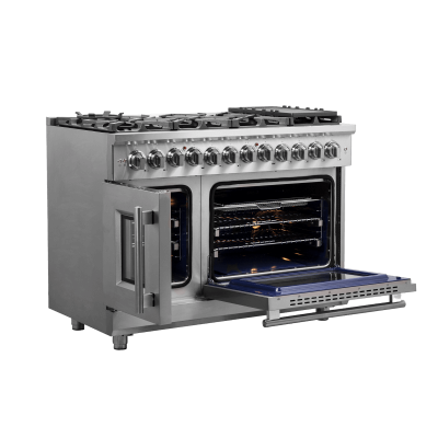 48″  Forno Massimo Freestanding French Door Dual Fuel Range - FFSGS6325-48