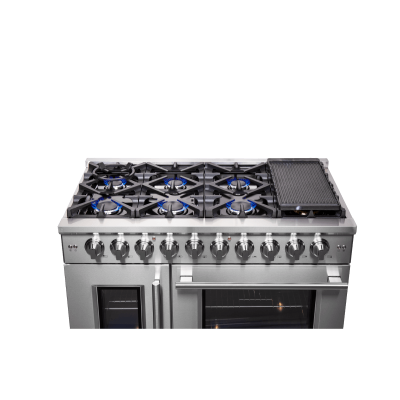 48″ Forno Massimo Freestanding French Door Gas Convection Range - FFSGS6439-48