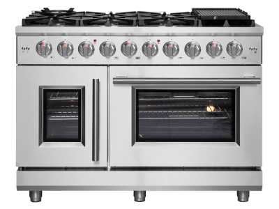 48″ Forno Massimo Freestanding French Door Gas Convection Range - FFSGS6439-48