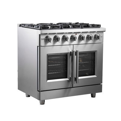 36″ Forno Massimo Freestanding French Door Gas Convection Range - FFSGS6439-36