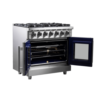 36″ Forno Massimo Freestanding French Door Gas Convection Range - FFSGS6439-36
