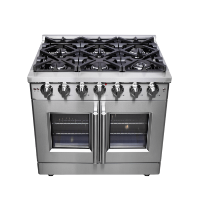 36″ Forno Massimo Freestanding French Door Gas Convection Range - FFSGS6439-36