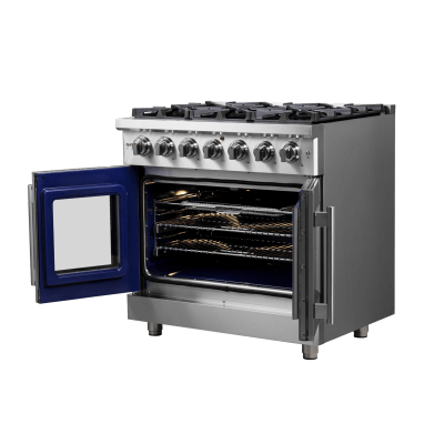 36″ Forno Massimo Freestanding French Door Gas Convection Range - FFSGS6439-36