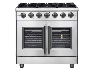 36″ Forno Massimo Freestanding French Door Gas Convection Range - FFSGS6439-36