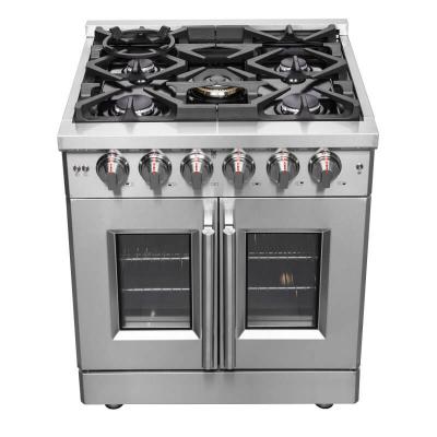 30″ Forno Massimo Freestanding French Door Gas Convection Range - FFSGS6439-30