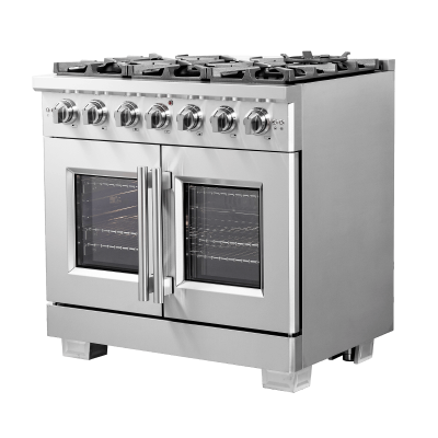 36″ Forno Capriasca Freestanding French Door Gas Range - FFSGS6460-36
