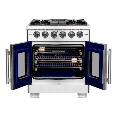 30″ Forno Capriasca Freestanding French Door Gas Range - FFSGS6460-30