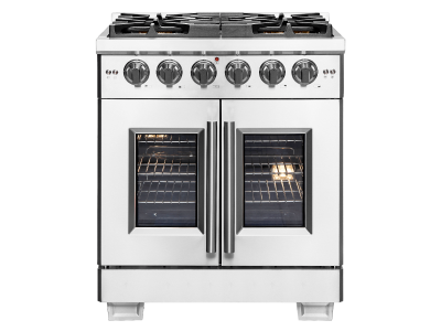 30″ Forno Capriasca Freestanding French Door Gas Range - FFSGS6460-30