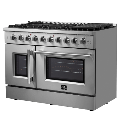48″ Forno Galiano Freestanding French Door Gas Range - FFSGS6444-48