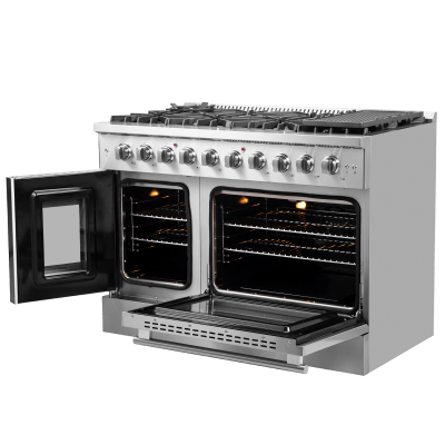 48″ Forno Galiano Freestanding French Door Gas Range - FFSGS6444-48