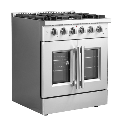 30″ Forno Galiano Freestanding French Door Gas Range - FFSGS6444-30