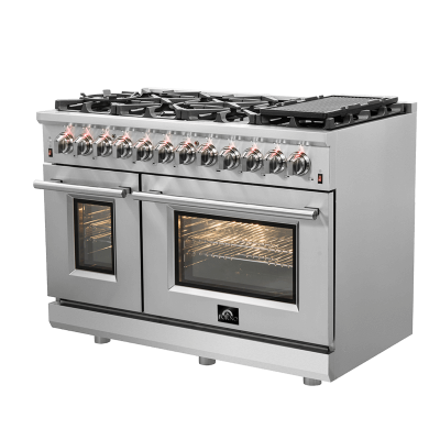 48″ Forno Massimo Freestanding Dual Fuel Range - FFSGS6125-48